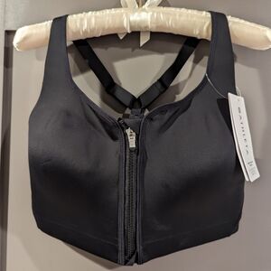 NWT Athleta Advanced Zip Front Bra 36DD